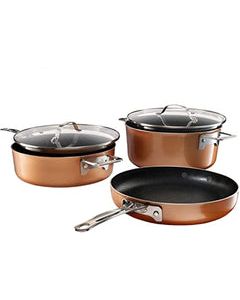 Stackmaster non stick 5 pc Pot set