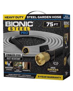 Bionic Steel Pro 5/8 in. D X 75 ft. L Heavy Duty Commercial Grade Garden Hose
