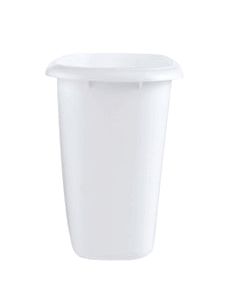 Rubbermaid 1.5 gal White Plastic Vanity Wastebasket