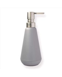 Sttelli Belize Brushed Nickel Gray Plastic Soap Pump