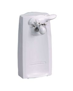 Proctor Silex White Electric Can Opener Magnetic Lid Holder