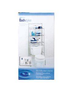 Zenith Bathstyles Nickel Silver Steel Bathroom Spacesaver