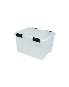 Weathertight 11.7 in. H x 15.7 in. W x 19.7 in. D Stackable Storage Box