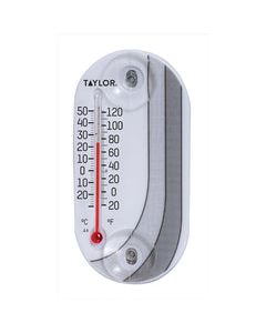 Taylor Tube Thermometer Plastic White 4 in.