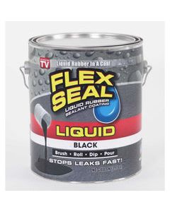 Flex Seal Satin Black Liquid Rubber Sealant Coating 1 gal.