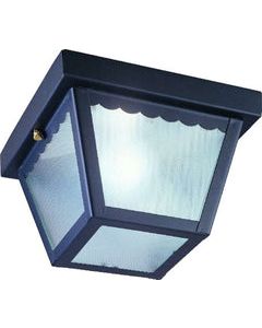 FIXTURE PORCH CMNT 1LT BLACK