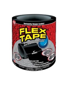 FLEX TAPE BLACK/GRAY 4''x5'