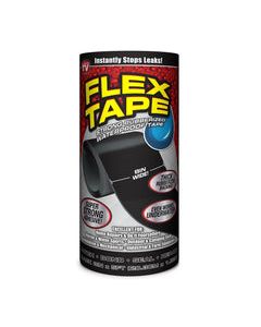 FLEX TAPE 8 in. W x 5 ft. L Black Waterproof Repair Tape