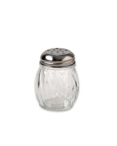 Gemco Clear/Silver Glass/Stainless Steel Cheese Shaker 5 oz