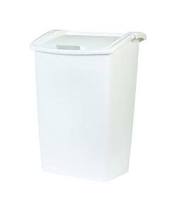 Rubbermaid 11.25 gal White Plastic Swing Out Wastebasket