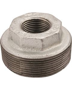 Worldwide Sourcing Pipe Reducing Hexagonal Bushing, 1-1/4 X 1/2 In, Mip X Fip, Malleable Iron