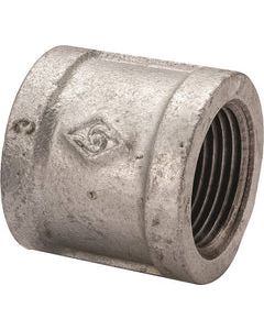 Worldwide Sourcing Pipe Coupling, 1/8 In, Threaded, Galvanized