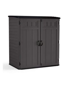Suncast 6 ft. x 3 ft. Plastic Vertical Storage Shed with Floor Kit
