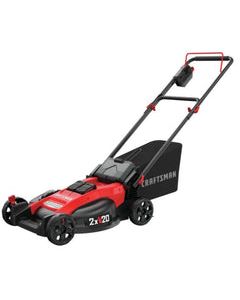 Craftsman V20 Max 20 in. 20 V Battery Lawn Mower Kit (Battery & Charger)