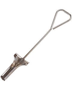 Landscapers Select Bulb Planter, 38 In H, Metal, Chrome Plated