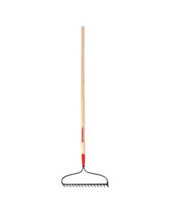 Razor-Back 66.3 in. 15 Tine Steel Bow Rake Wood Handle