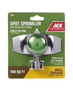 Ace Zinc Sled Base Spot Sprinkler 700 sq ft