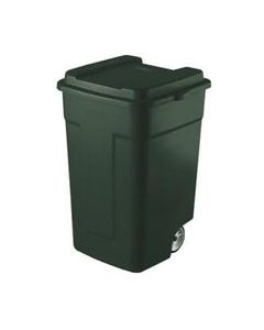 Rubbermaid Roughneck 50 gal. Plastic Wheeled Garbage Can Lid Included