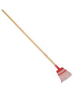 Corona 60.5 in. 11 Tine Steel Shrub Rake Wood Handle