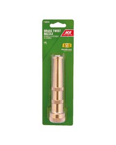Ace Adjustable Brass Hose Nozzle
