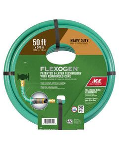 Ace Flexogen 5/8 in. D X 50 ft. L Premium Grade Green Vinyl Garden Hose