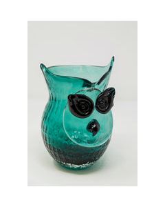 7" Owl Glass Vase