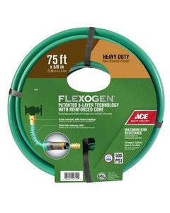 Ace 5/8 in. Dia. x 75 ft. L Premium Grade Green Hose
