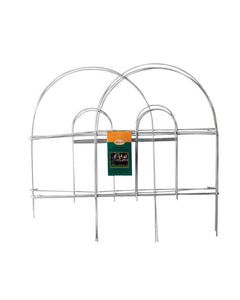 Panacea 8 ft. L X 18 in. H PVC White Garden Fence