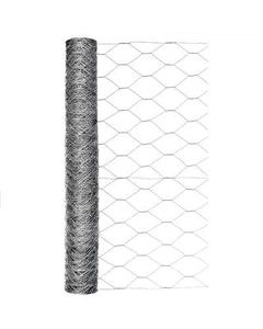 Garden Craft 24 in. H X 50 ft. L 20 Ga. Silver Poultry Netting