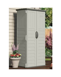 Suncast 2 ft. x 2 ft. Plastic Vertical Storage Shed with Floor Kit