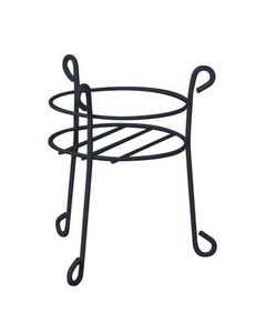 Panacea 15 in. H Black Steel Plant Stand