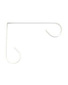 Panacea White Steel 4 in. H Sturdy Plant Hook
