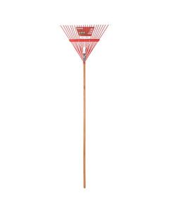 Ace 64.5 in. 22 Tine Steel Rake Wood Handle