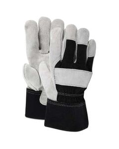 Men's Indoor/Outdoor Work Gloves Black/Gray XL 1 pair