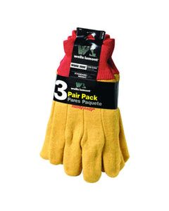 Wells Lamont Handy Andy Men's Chore Gloves One Size Fits - 3 pk