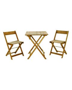 Linon Home Decor 8014821 Acacia Bistro Set - 3 Piece