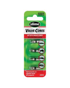 Slime Metal 1 psi Tire Valve Core 4 pk