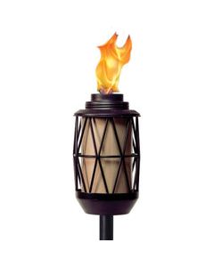 Tiki BiteFighter Black Metal 64.25 in. Garden Torch 1 pc
