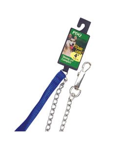PDQ Silver Chain Lead Steel Dog Leash Medium