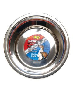 HiLo 56620 Pet Feeding Dish, M, 2 qt Capacity, Stainless Steel
