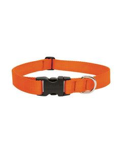DOG COLLAR 16-28"ADJ BLAZING ORANGE