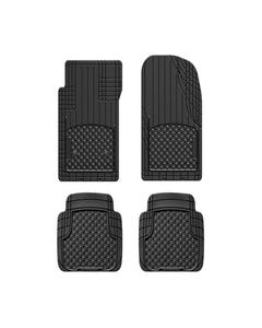 WeatherTech Trim-To-Fit Black Thermoplastic Elastomer Auto Floor Mats 4 pk