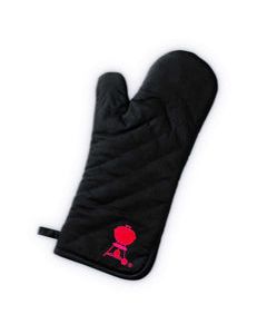 Weber Cotton Black/Red Grilling Mitt 1 pk
