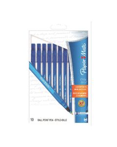 Papermate Write Bros Blue Ball Point Pen 10 pk