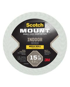 Scotch Mount Double Sided 3/4 in. W X 350 in. L Mounting Tape White