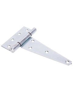 ProSource Heavy Duty T-Hinge, 6 In L 2.6 Mm Thick Door Leaf, Fixed, Steel, Zinc Plated