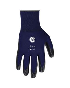 General Electric Unisex Dipped Gloves Black/Blue L 1 pair