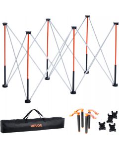 VEVOR Portable Folding Workstand Foldable Portable 2.18 ft, 2500 lbs, 15 x 2