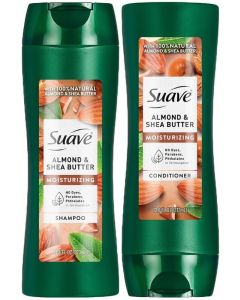 Suave Almond &amp; Shea Butter Shampoo and 12.6 Oz, Bundle of 2