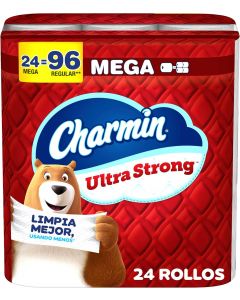 Charmin 2 Ply Unscented Mega Rolls Bathroom Tissue 24 Count